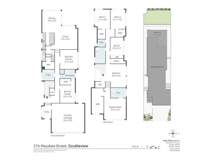 Floorplan of Homely house listing, 27A Weydale Street, Doubleview WA 6018