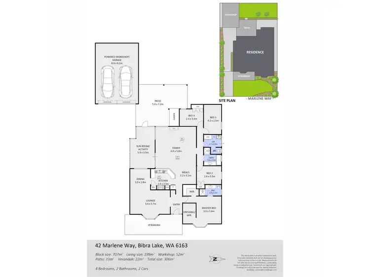 Floorplan of Homely house listing, 42 Marlene Way, Bibra Lake WA 6163