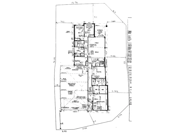 Floorplan of Homely house listing, 4 Blossom Way, Banksia Grove WA 6031