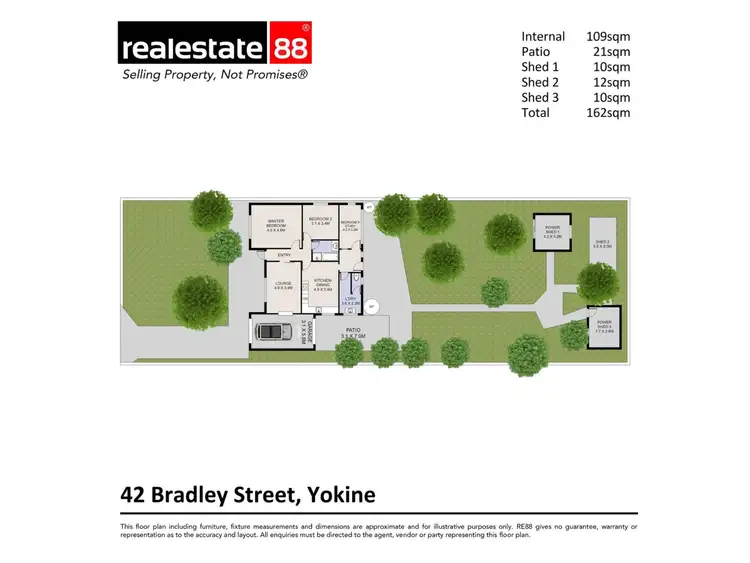 Floorplan of Homely house listing, 42 Bradley Street, Yokine WA 6060