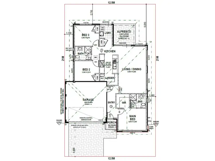 Floorplan of Homely house listing, Lot 18, Dotterel Way, East Cannington WA 6107