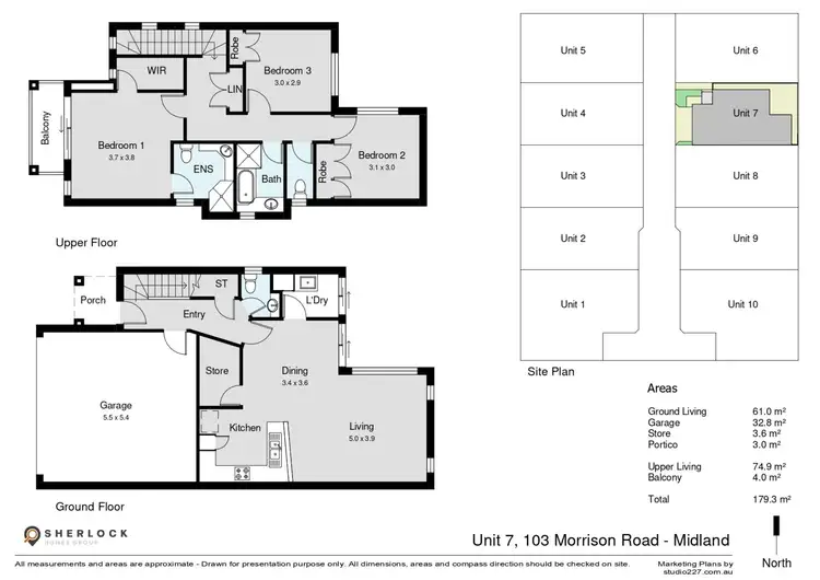 Floorplan of Homely house listing, 7/103 Morrison Road, Midland WA 6056