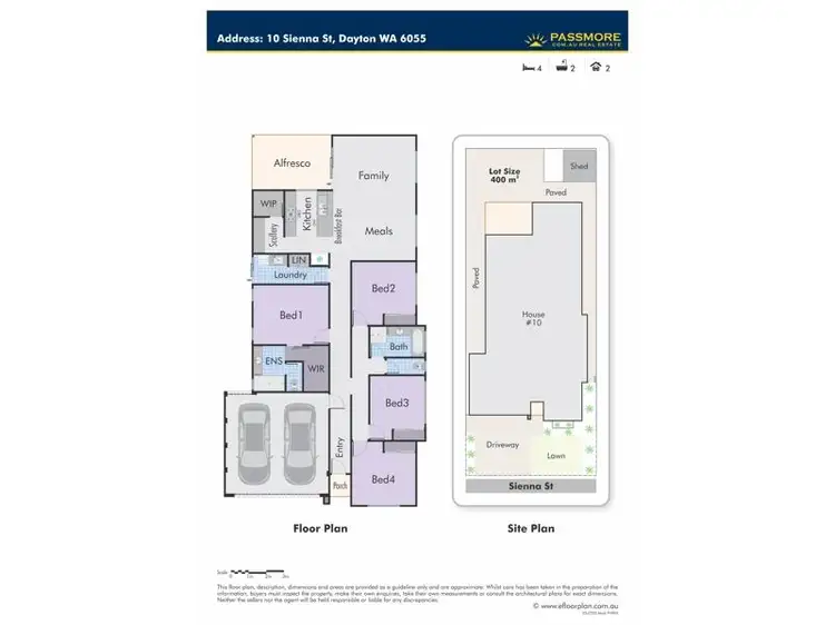 Floorplan of Homely house listing, 10 Sienna Street, Dayton WA 6055