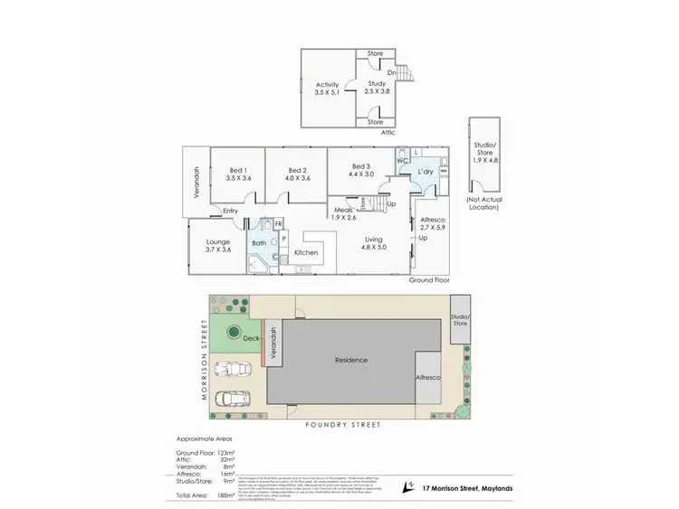 Floorplan of Homely house listing, 17 Morrison Street, Maylands WA 6051