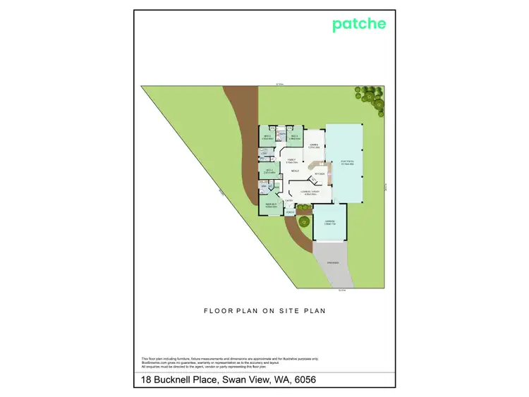 Floorplan of Homely house listing, 18 Bucknell Place, Swan View WA 6056