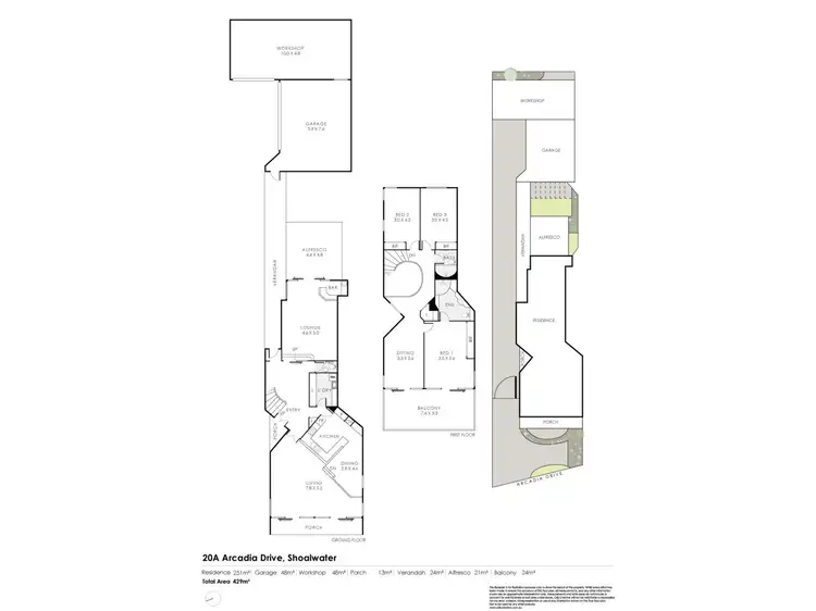 Floorplan of Homely house listing, 20A Arcadia Drive, Shoalwater WA 6169