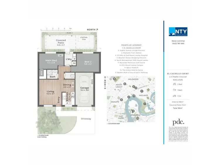Floorplan of Homely villa listing, 11/6 Puntie Crescent, Maylands WA 6051