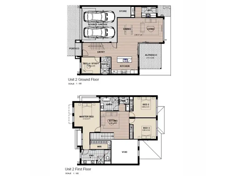 Floorplan of Homely townhouse listing, 2/6 Bedford Street, Nedlands WA 6009