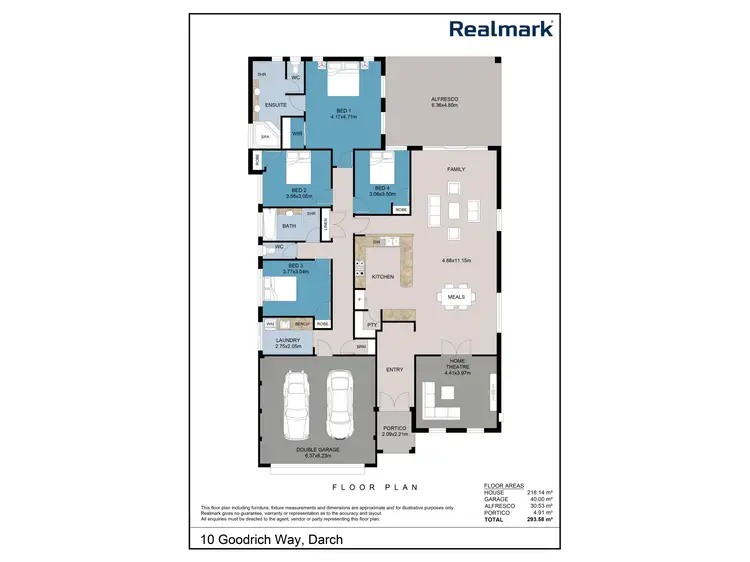 Floorplan of Homely house listing, 10 Goodrich Way, Darch WA 6065