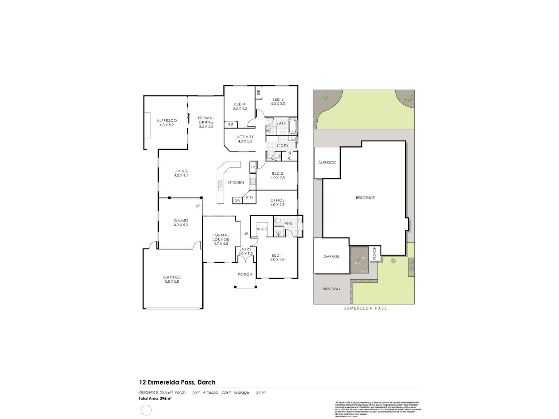 Floorplan of Homely house listing, 12 Esmerelda Pass, Darch WA 6065