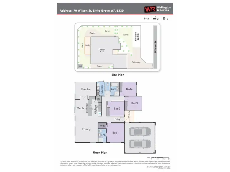 Floorplan of Homely house listing, 70 Wilson Street, Little Grove WA 6330