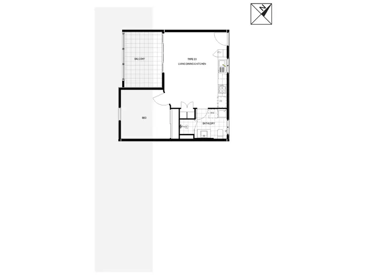 Floorplan of Homely apartment listing, 17/181 Wright Street, Kewdale WA 6105