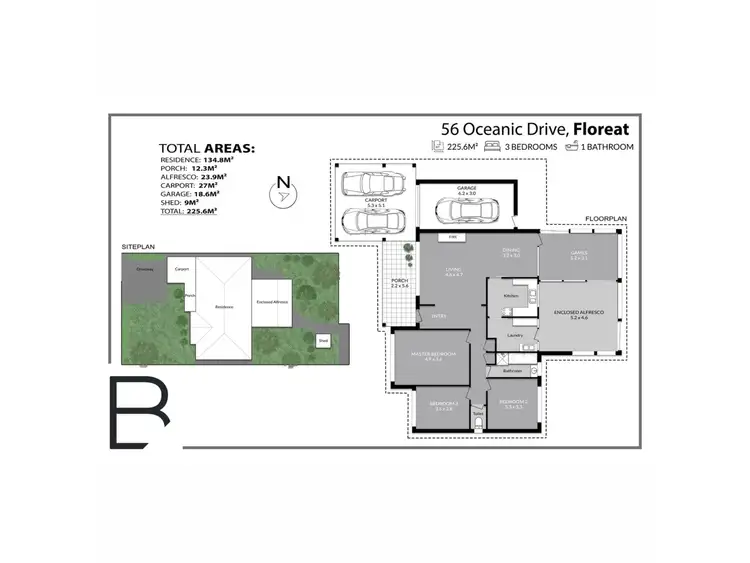 Floorplan of Homely house listing, 56 Oceanic Drive, Floreat WA 6014