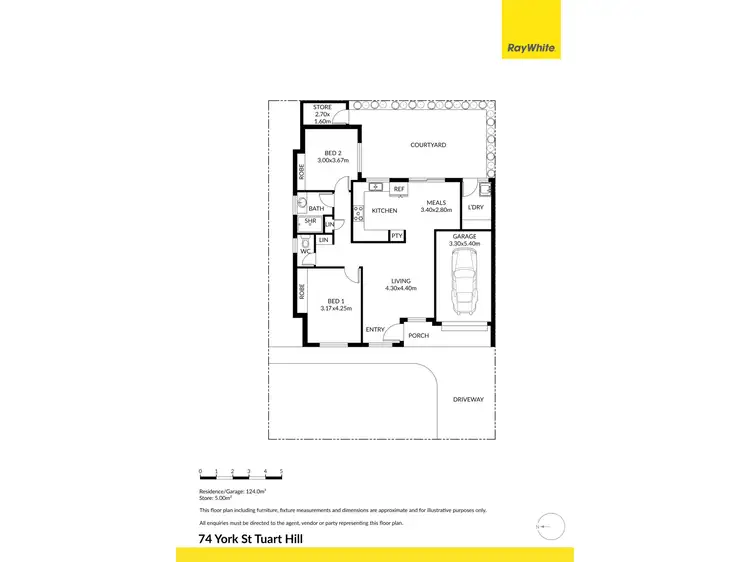 Floorplan of Homely villa listing, 74 York Street, Tuart Hill WA 6060