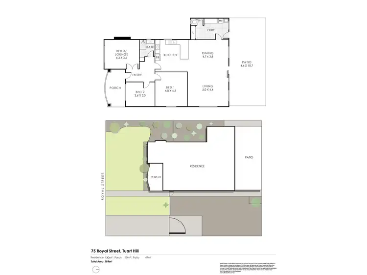 Floorplan of Homely house listing, 75 Royal Street, Tuart Hill WA 6060