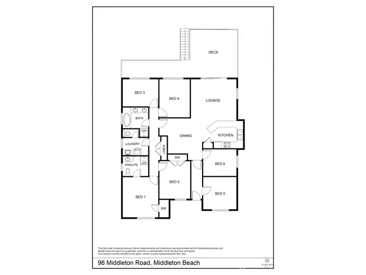 Floorplan of Homely house listing, 96 Middleton Road, Middleton Beach WA 6330