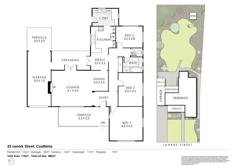 Floorplan of Homely house listing, 52 Lanark Street, Coolbinia WA 6050