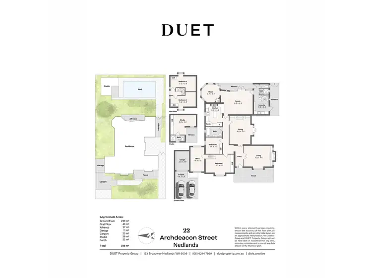 Floorplan of Homely house listing, 22 Archdeacon Street, Nedlands WA 6009