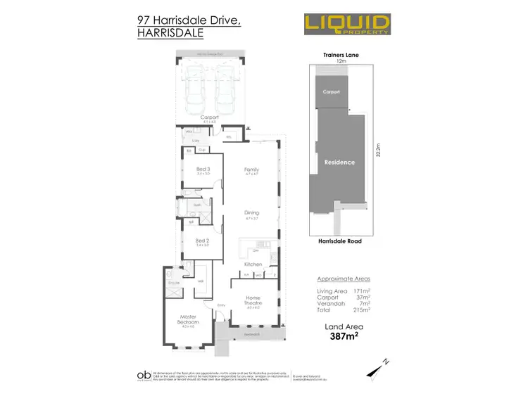Floorplan of Homely house listing, 97 Harrisdale Drive, Harrisdale WA 6112