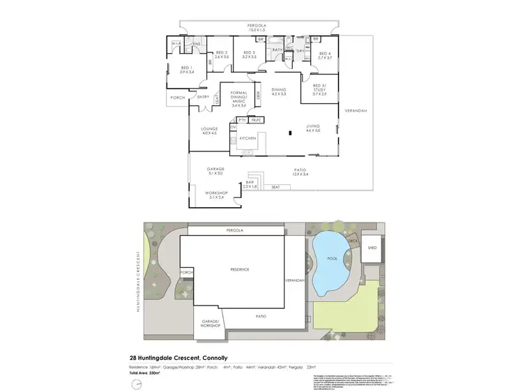 Floorplan of Homely house listing, 28 Huntingdale Crescent, Connolly WA 6027