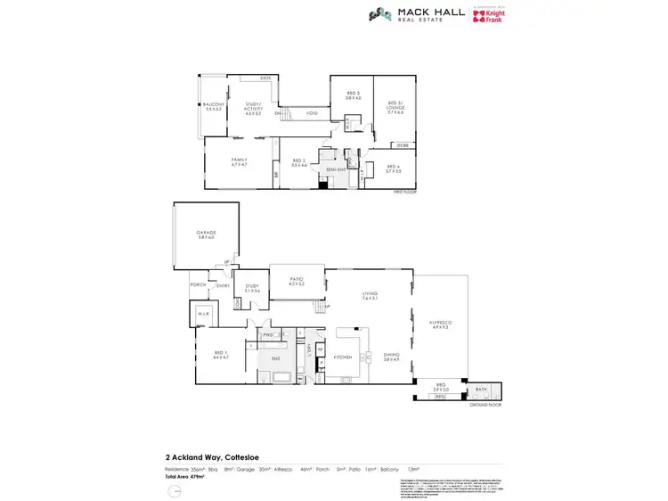 Floorplan of Homely house listing, 2 Ackland Way, Cottesloe WA 6011
