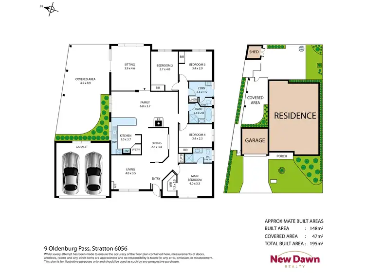 Floorplan of Homely house listing, 9 Oldenburg Pass, Stratton WA 6056