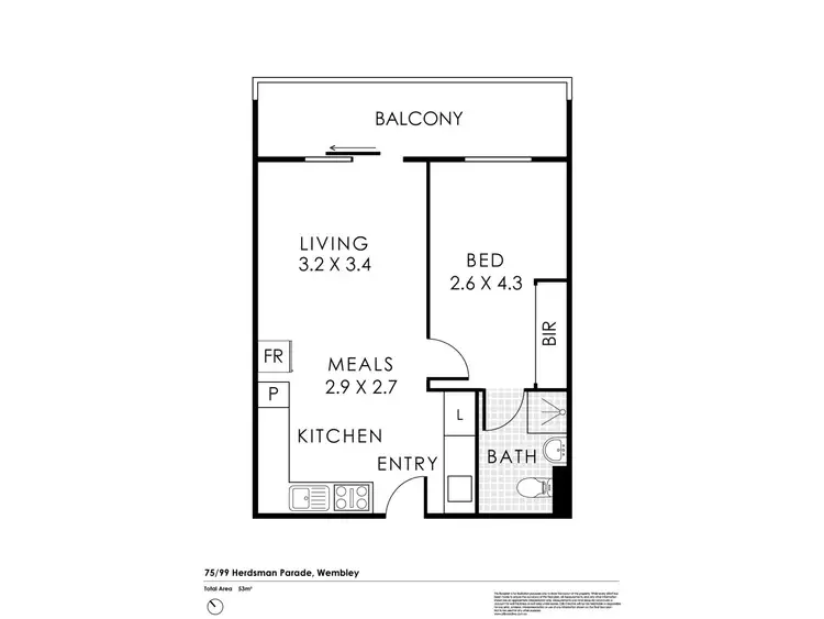 Floorplan of Homely apartment listing, Address available on request
