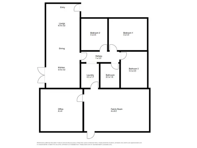 Floorplan of Homely house listing, 15 Spinaway Street, Craigie WA 6025