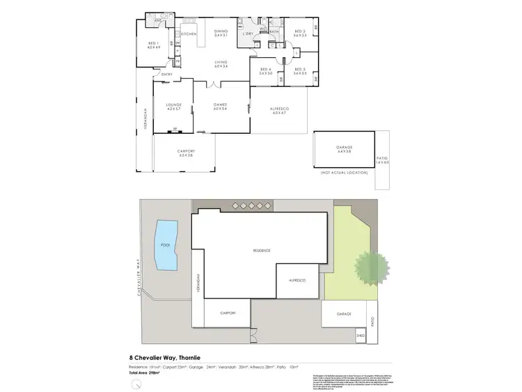 Floorplan of Homely house listing, 8 Chevalier Way, Thornlie WA 6108