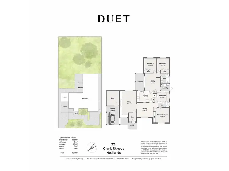 Floorplan of Homely house listing, 22 Clark Street, Nedlands WA 6009