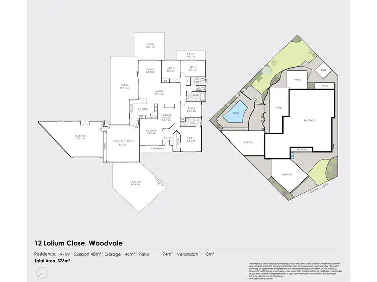 Floorplan of Homely house listing, 12 Lolium Close, Woodvale WA 6026