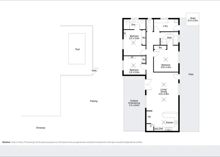 Floorplan of Homely house listing, 1a Norman St, Broome WA 6725