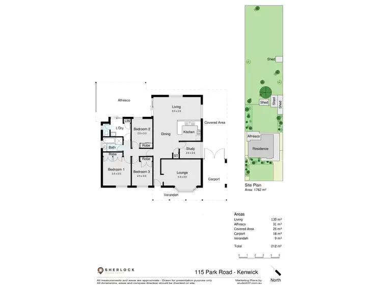 Floorplan of Homely house listing, 115 Park Road, Kenwick WA 6107