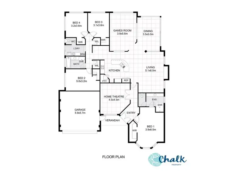 Floorplan of Homely house listing, 31 Camden Way, Meadow Springs WA 6210