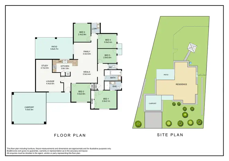 Floorplan of Homely house listing, 5 Bedale Street, Swan View WA 6056