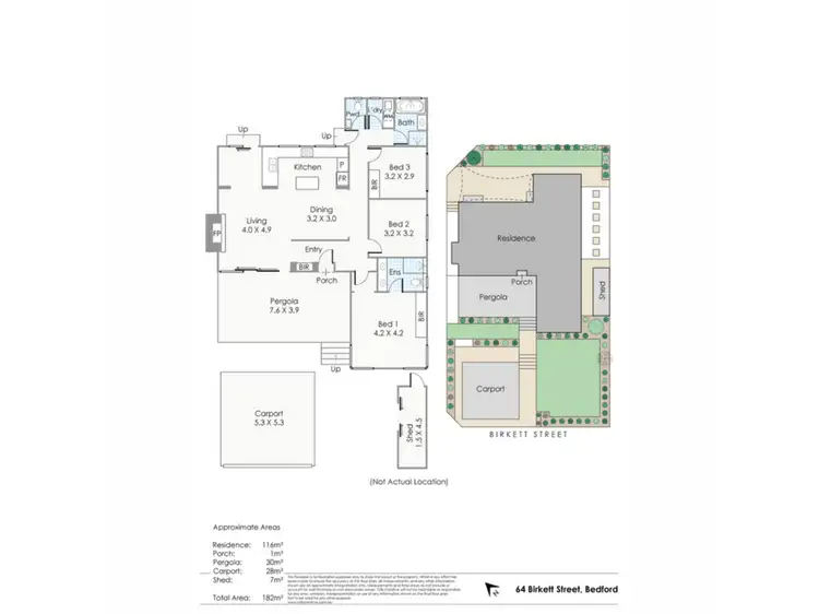 Floorplan of Homely house listing, 64 Birkett Street, Bedford WA 6052