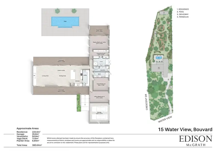 Floorplan of Homely house listing, 15 Water View, Bouvard WA 6211