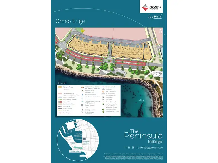 Floorplan of Homely land listing, Lot 1, Napoleon Parade, North Coogee WA 6163