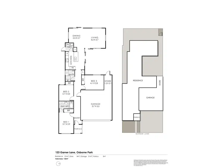 Floorplan of Homely house listing, 123 Garner Lane, Osborne Park WA 6017