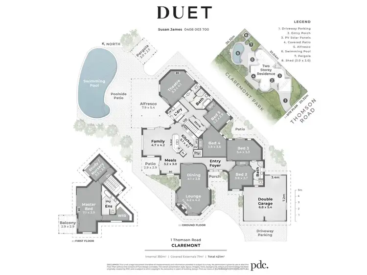 Floorplan of Homely house listing, 1 Thomson Road, Claremont WA 6010