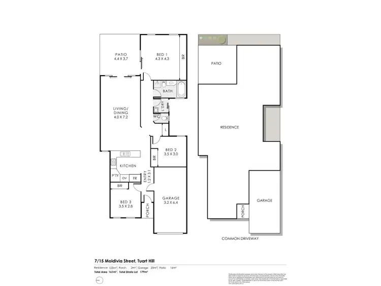Floorplan of Homely villa listing, 7/15 Moldavia Street, Tuart Hill WA 6060