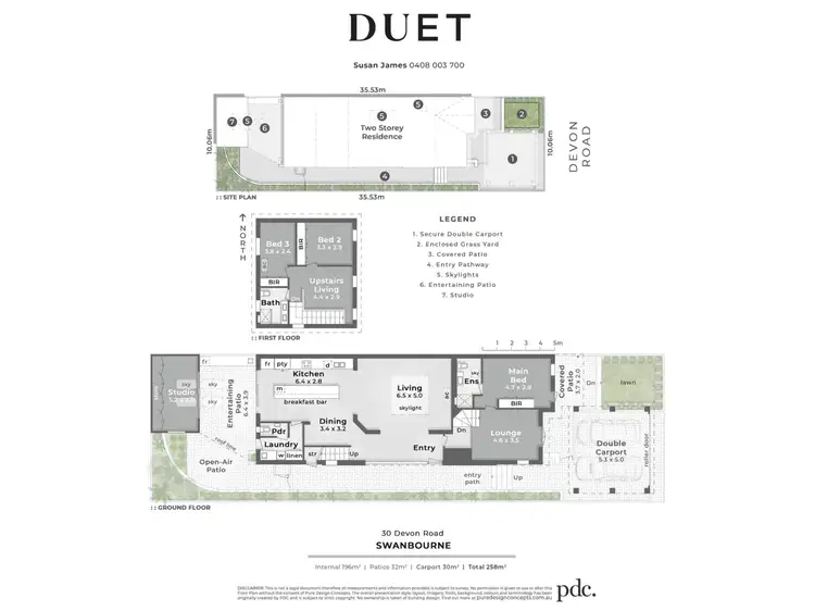 Floorplan of Homely house listing, 30 Devon Road, Swanbourne WA 6010