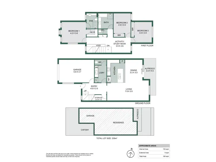 Floorplan of Homely townhouse listing, 10/39 Edinburgh Road, Forrestfield WA 6058