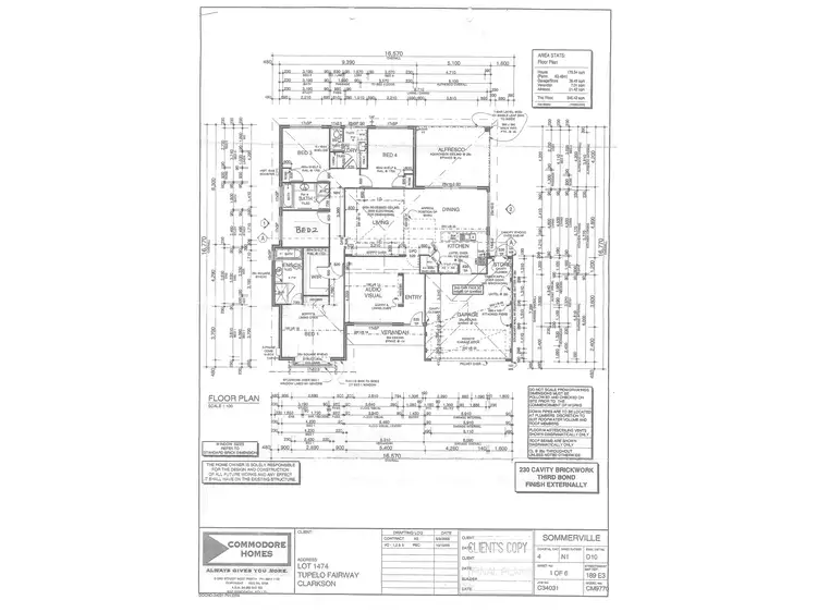 Floorplan of Homely house listing, 12 Tupelo Fairway, Clarkson WA 6030
