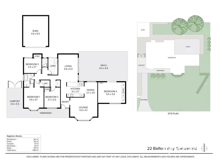 Floorplan of Homely house listing, 22 Balfern Way, Spearwood WA 6163