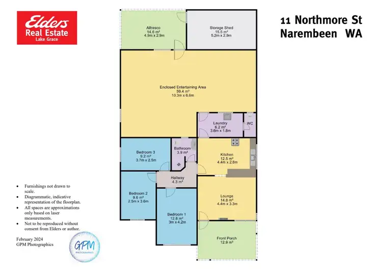 Floorplan of Homely house listing, 11 Northmore Street, Narembeen WA 6369