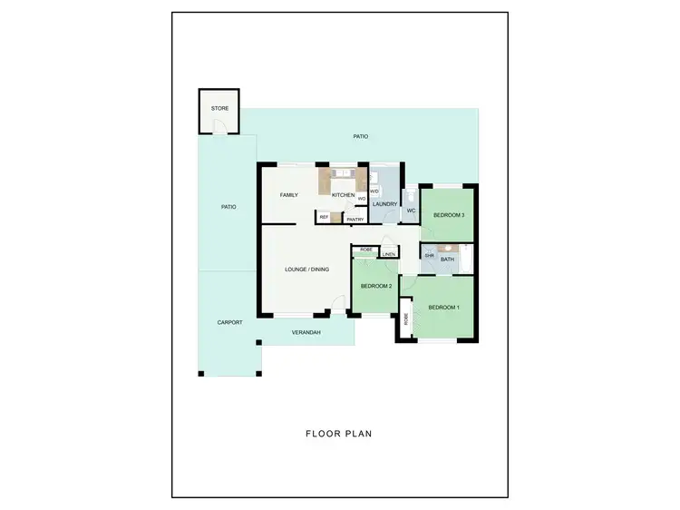 Floorplan of Homely unit listing, 15/12 McNicholl Street, Rockingham WA 6168