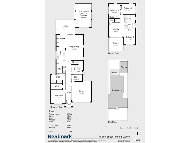 Floorplan of Homely house listing, 34 Burt Street, Mount Lawley WA 6050
