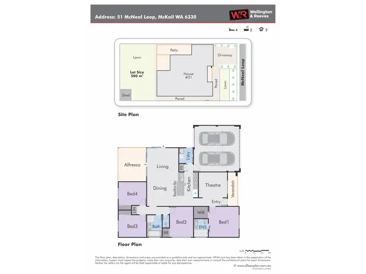 Floorplan of Homely house listing, 51 McNeal Loop, Mckail WA 6330