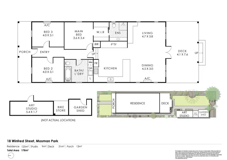 Floorplan of Homely house listing, 18 Winifred Street, Mosman Park WA 6012